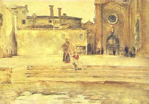 John Singer Sargent Piazza, Venice china oil painting image